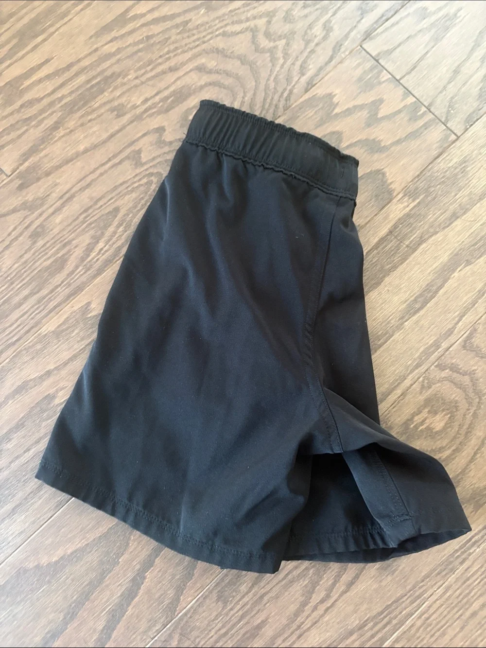 Hurley Boys Black Athletic Shorts with White Logo